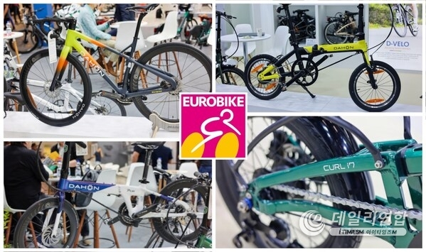 DAHON showcased the innovative technologies of its bicycle products, including the 700C carbon fiber roadbike Vélodon, carbon fiber folding bike Super PC22, and the ultra-light e-bike K-Feather.