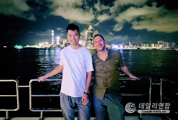 Novo AI Founder Gilbert Leung and Chief Strategy Office Julien Condamines