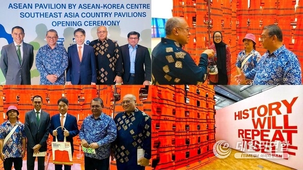 “Project Temporary Marking” by Malaysian artist Zulkefli Jais, featured at the 15th Gwangju Biennale. Honored by the presence of distinguished guests, Datuk Wira Roslan Tan Sri Abdul Rahman, Secretary-General of Ministry of Tourism, Arts and Culture Malaysia (MOTAC); H.E. Datuk Mohd Zamruni Khalid, Ambassador of Malaysia to the Republic of Korea; Amerrudin Ahmad, Director-General of the National Art Gallery Malaysia; and Lee Kanghyun, President of ACC.