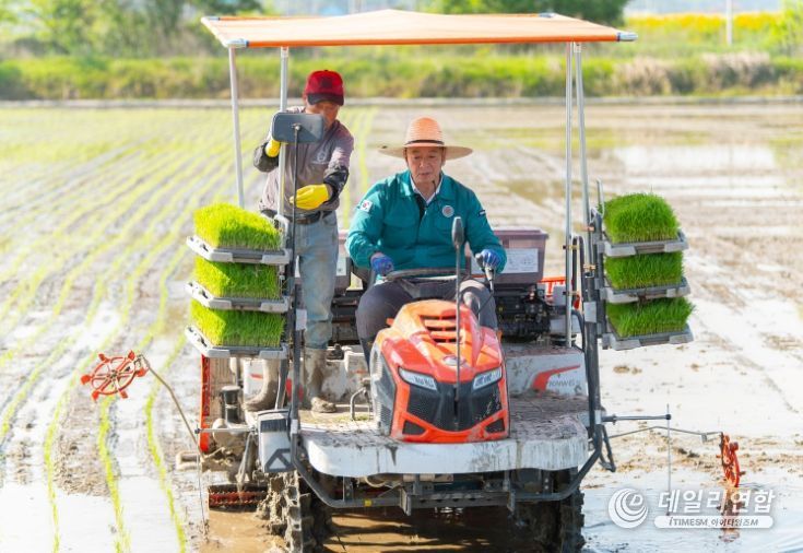 공주시, ‘옛 권농의 날’ 모내기 행사 열려