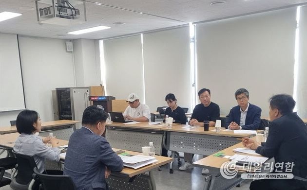 공유전동킥보드 간담회 장면