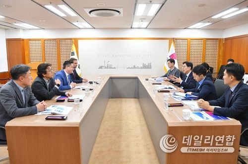 박형준 시장, CTC(Airbus 자회사) 대표 접견