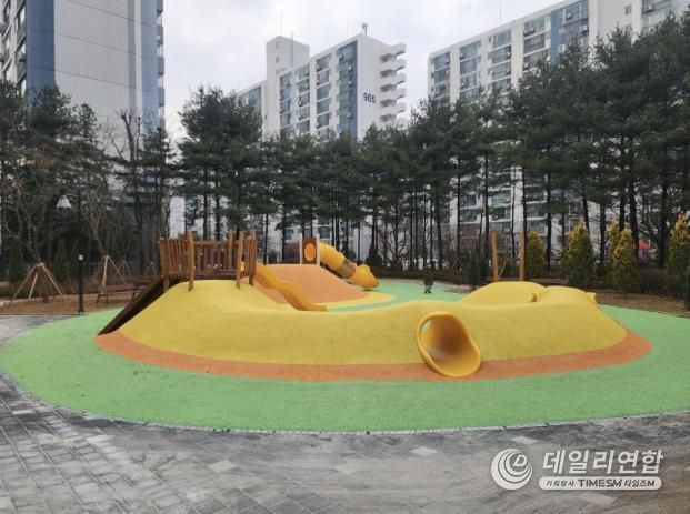 재정비 사업이 완료된 행복어린이공원(2024년 준공)