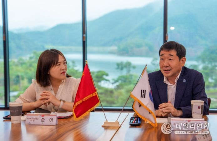 증평군 관남현 학생교류단 우호교류