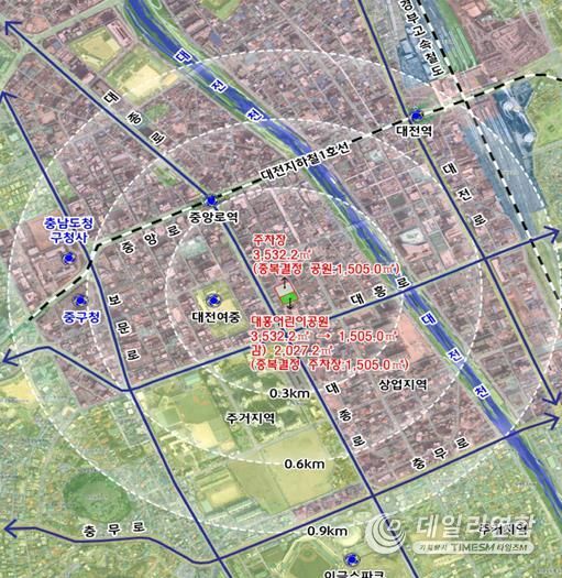 상생주차장 위치도