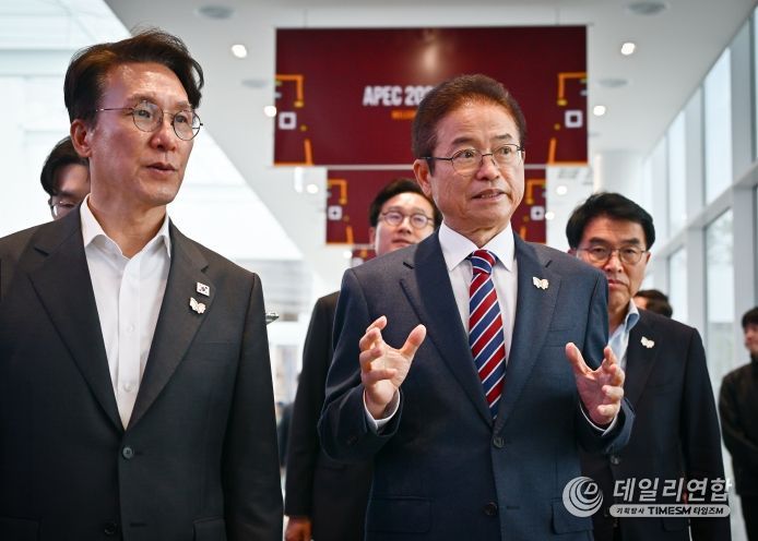 김민석 국무총리와 APEC 현장 점검