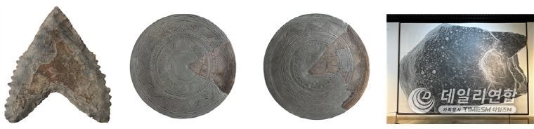 거제 대포패총 작살촉, 가야의 문양뚜껑토기, 하동 대곡리의 암혈바위