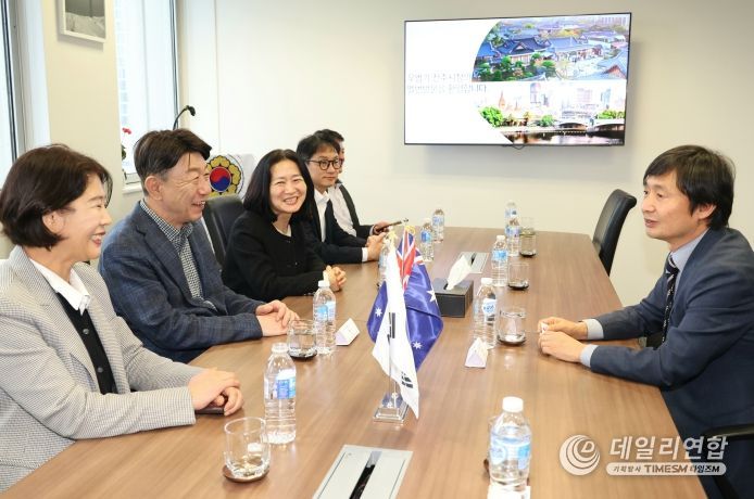 오진관 주호주연방 대한민국 대사관 멜번 분관 총영사 면담